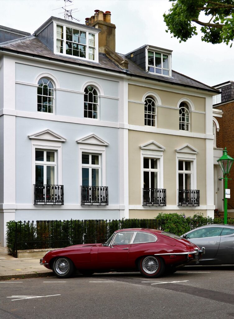 Notting Hill pastel houses